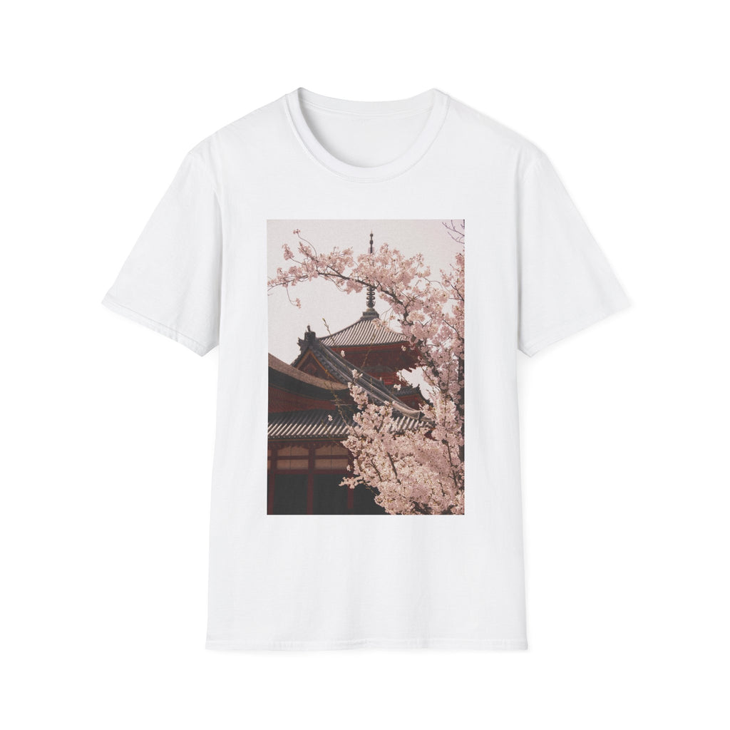 Japanese Art Shirt Sakura Cherry Blossom Japan's Flower Unisex Softstyle T-Shirt