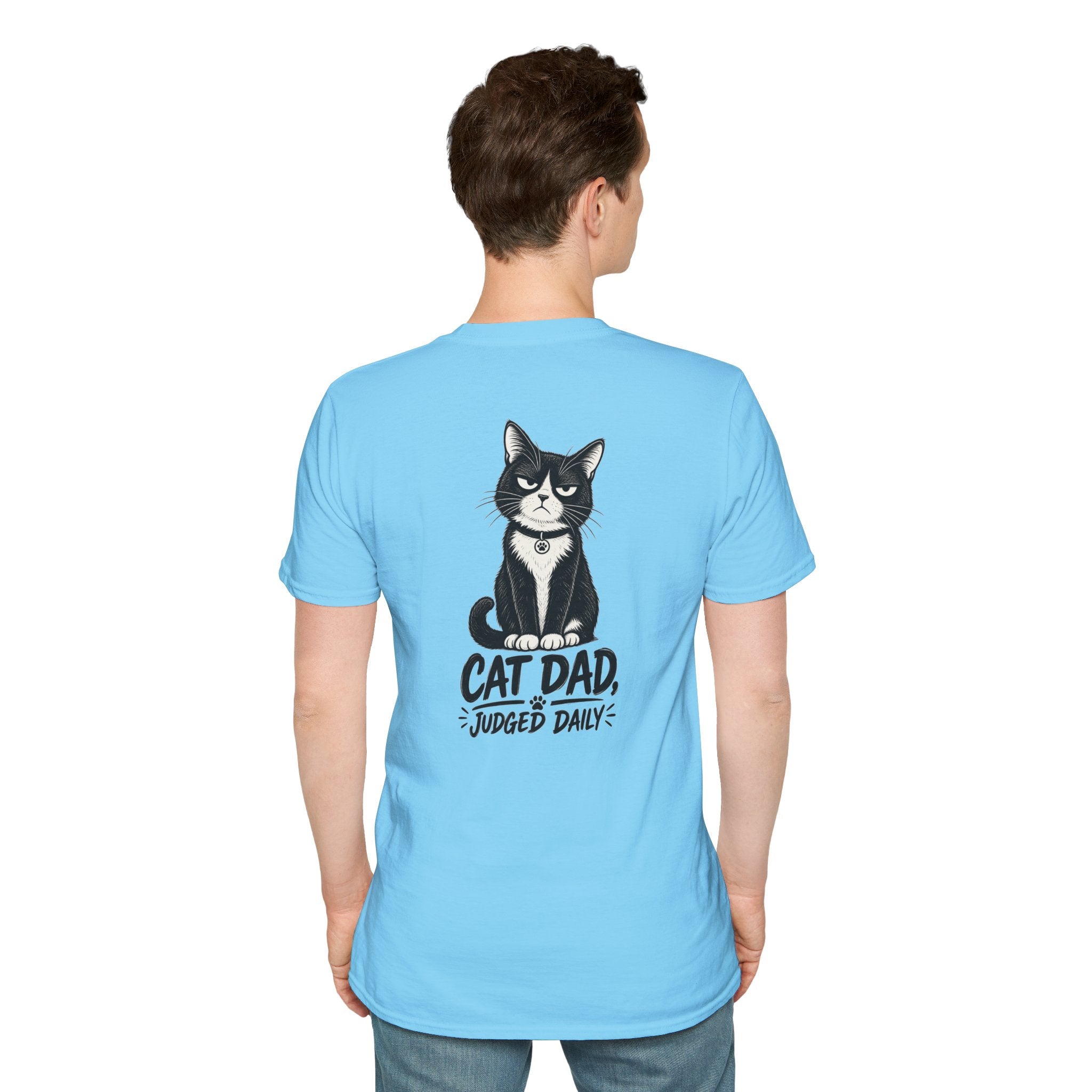 Cat Dad Shirt Judged Daily Funny Cat Lover Graphic Tee Dark Humor Tee Unique Gift Funny Tshirt