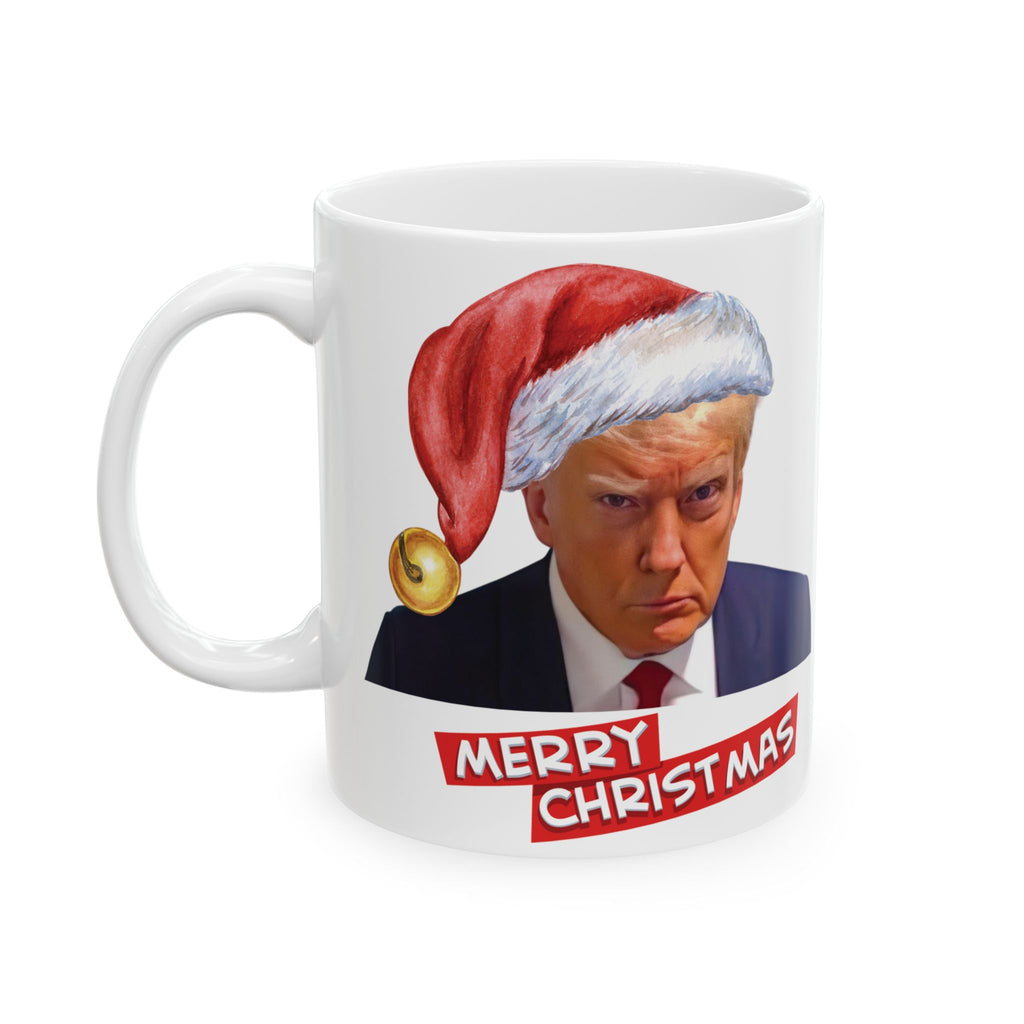 Donald Trump Christmas Mug Funny Republican Christmas Gift Idea Trump Shot 2026