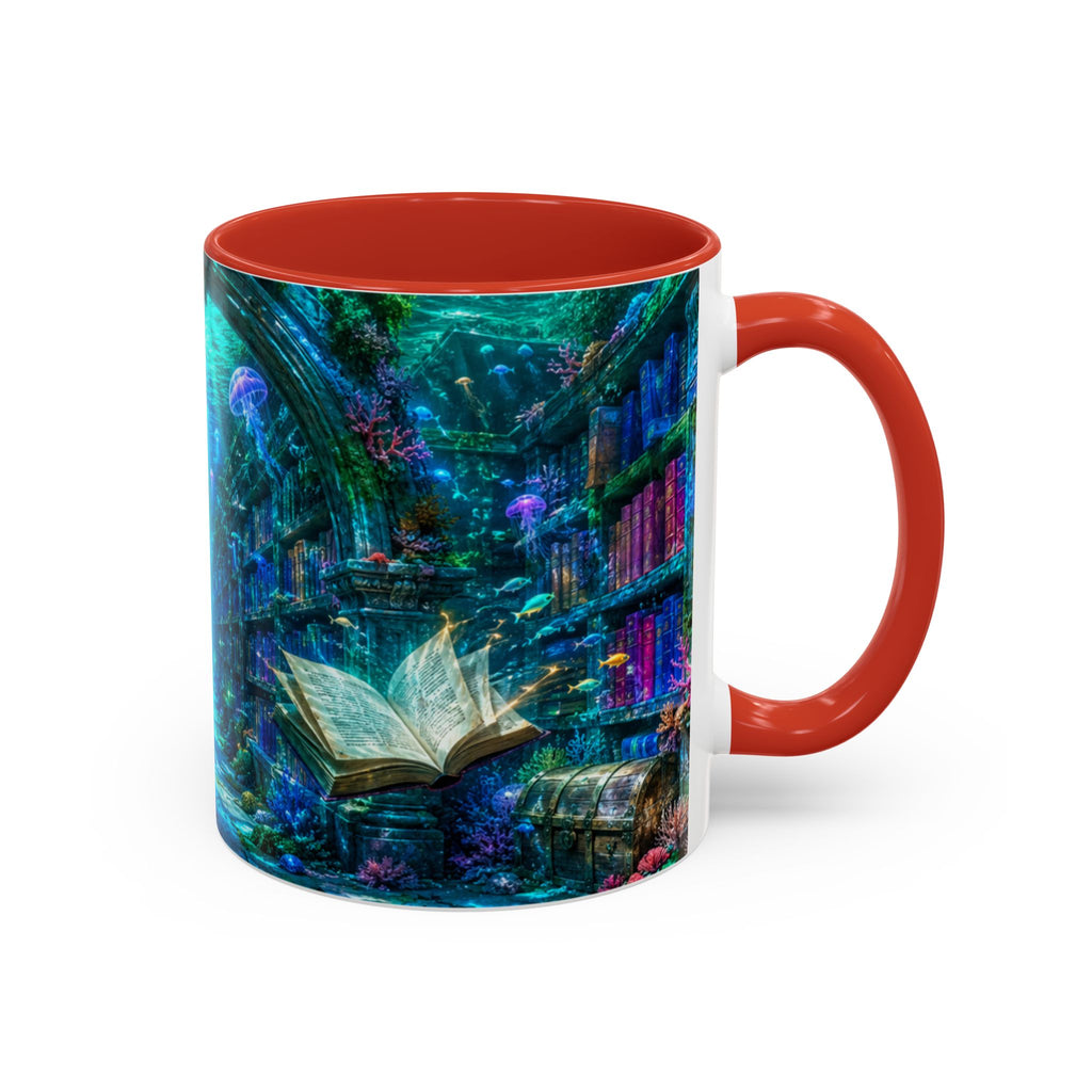 3D Library Bookshelf Mug Ceramic Book Lovers Coffee Mug Gifts Funny Accent Cup