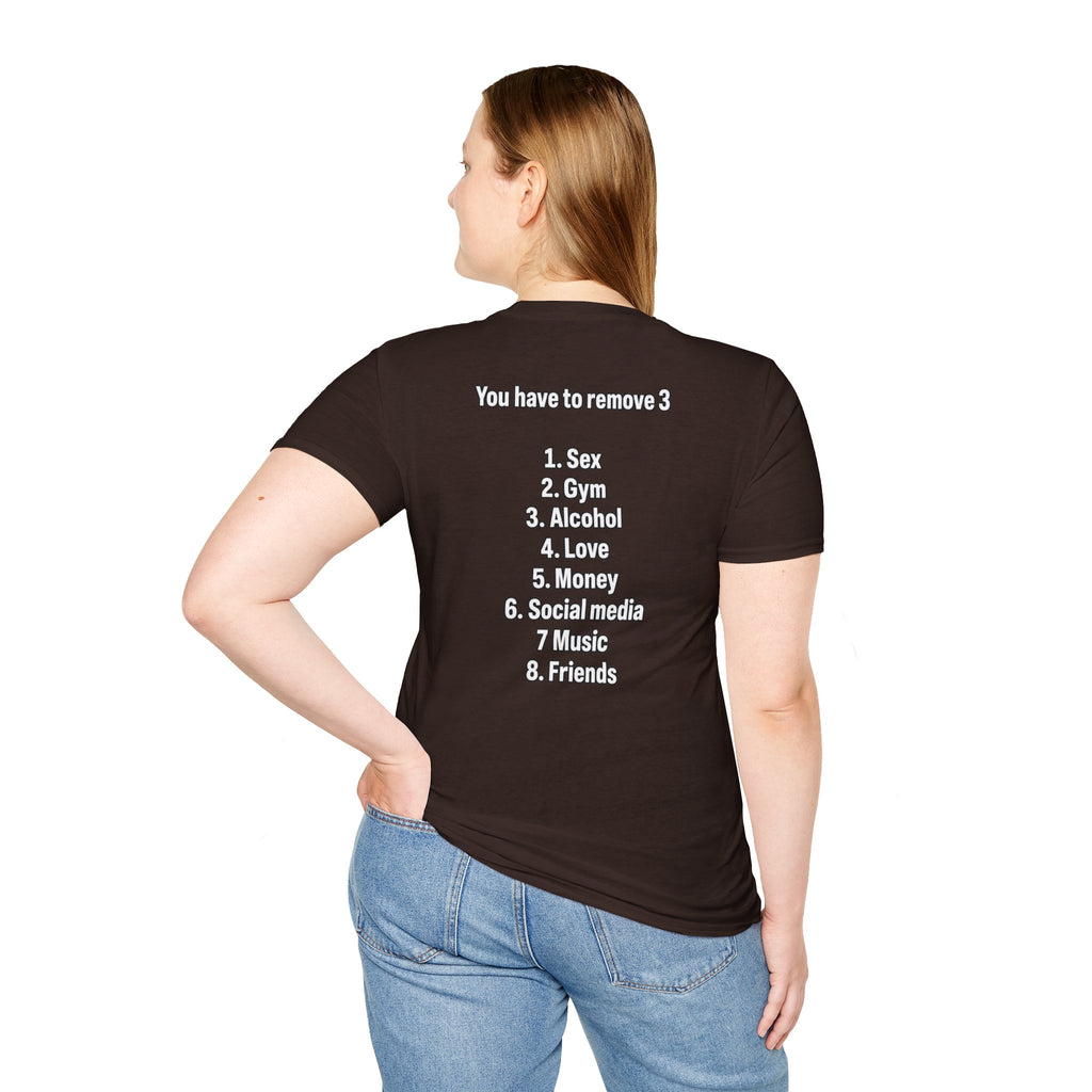 Funny Dark Humor Shirt You have to remove three Funny Office Tee Unique Gift