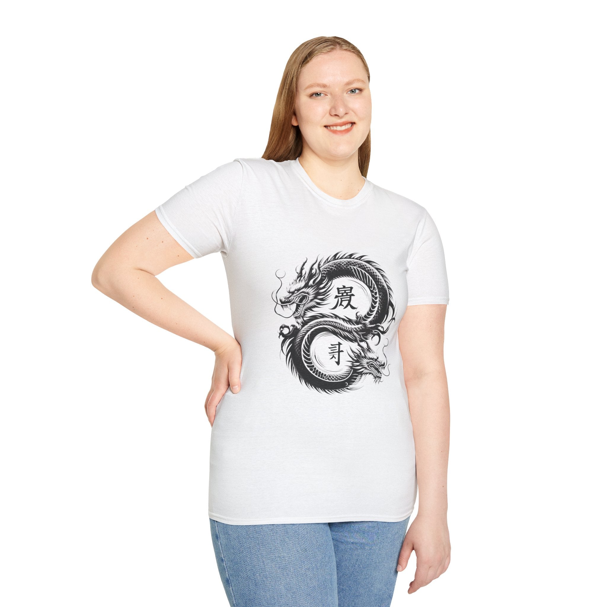 Dragon T-shirt Men Women Graphic Tee Clothing Apparel Chinese Dagon Symbol Gift