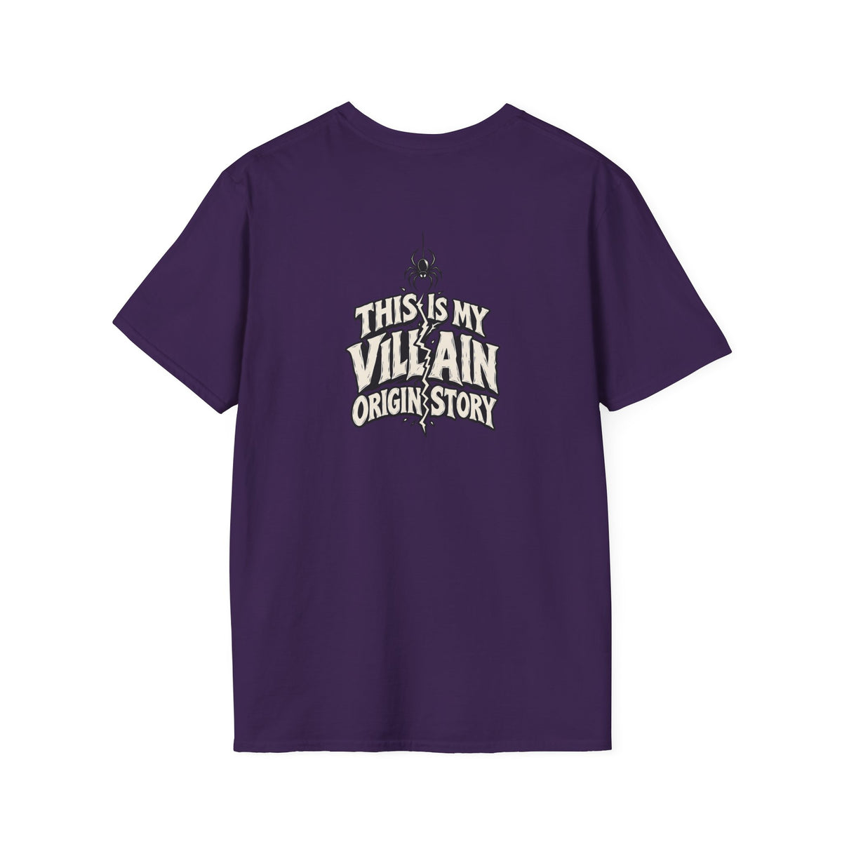 Dark Humor Halloween Shirt This Is My Villain Origin Story Funny Sarcastic Unisex Softstyle Tee Adult Halloween Gift