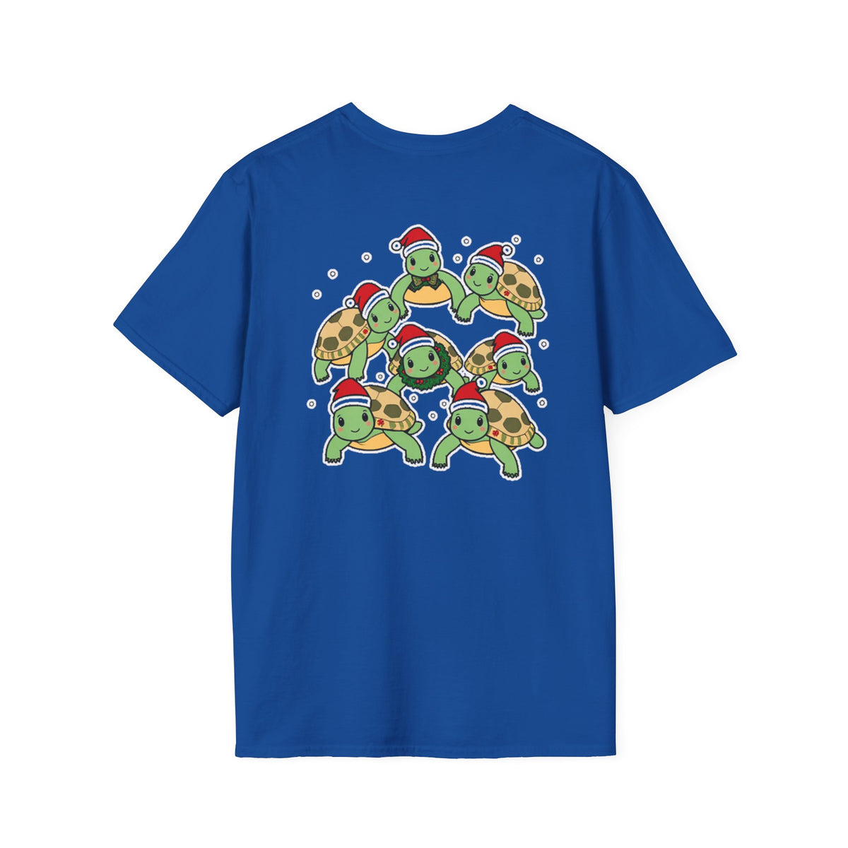 Christmas Turtles Family T-Shirt | Cute Cartoon Unique Holiday Design Gift Shirt