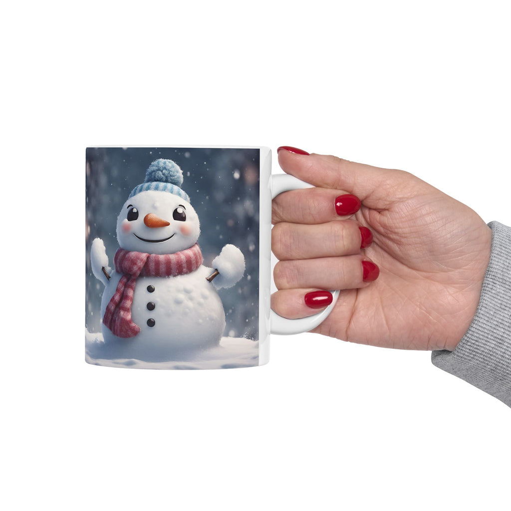 Snowman Mug Christmas Mug Funny Mug Ceramic Coffee Mug Tea Cup Cute Gift Frosty 11oz