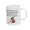 Cute Love Mug Tea Coffee Cup Ceramic Mug Unique Best Gift for Wife Husband Bf Gf