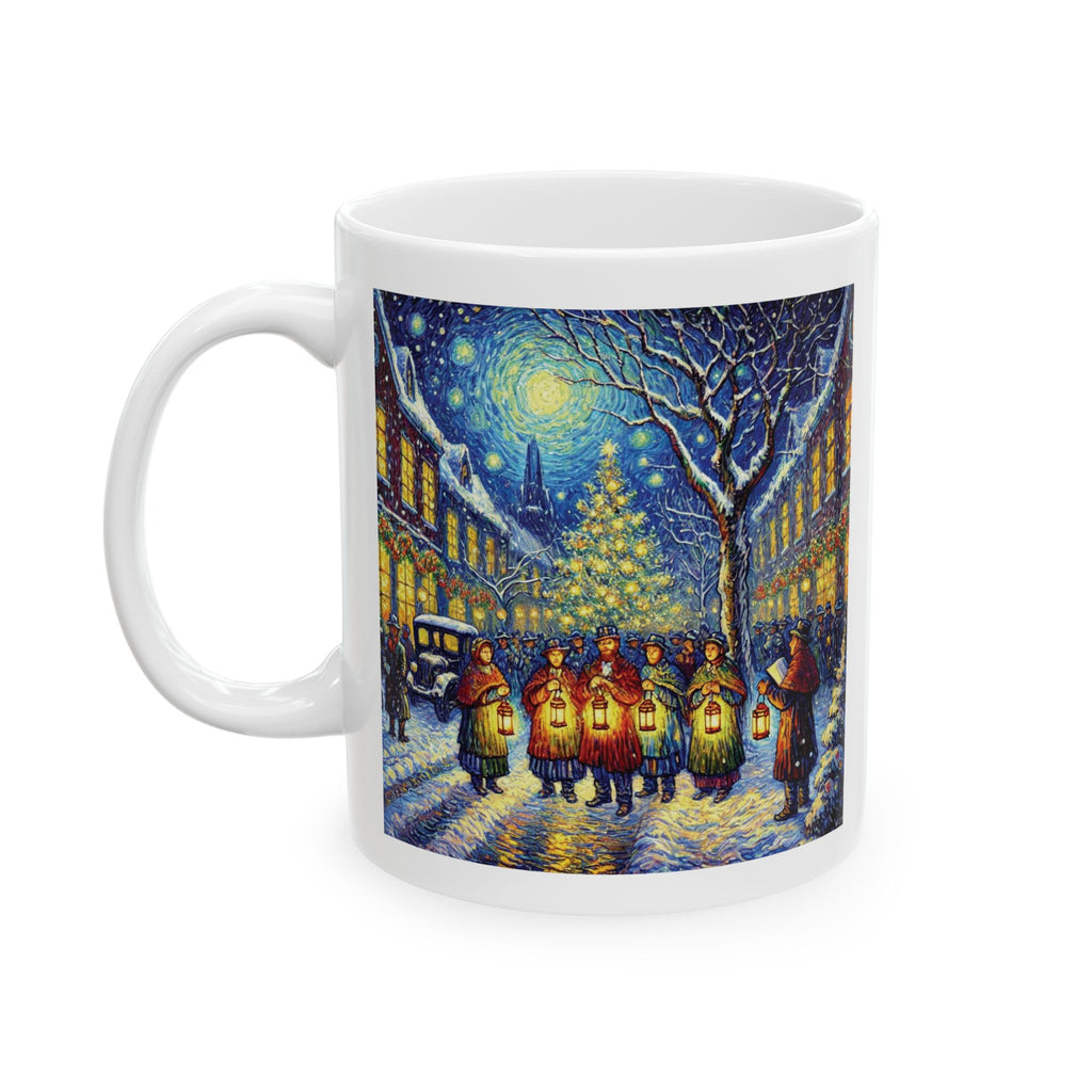 Christmas Van Gogh Tea Cup Funny Ceramic Coffee Mug Unique Xmas Gift 2027 11oz