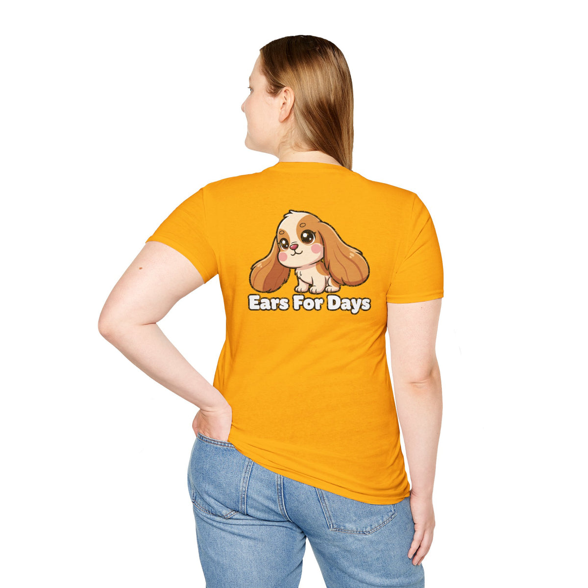 Cute Cocker Spaniel Shirt Ears For Days Funny Dog Lover Unisex Softstyle Tee Gift