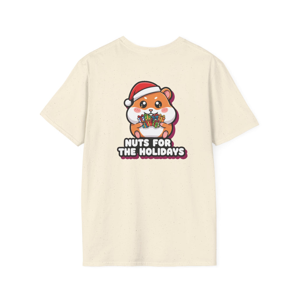Cute Christmas Shirt Nuts For The Holidays Funny Animal Unisex Softstyle Tee Christmas Gift