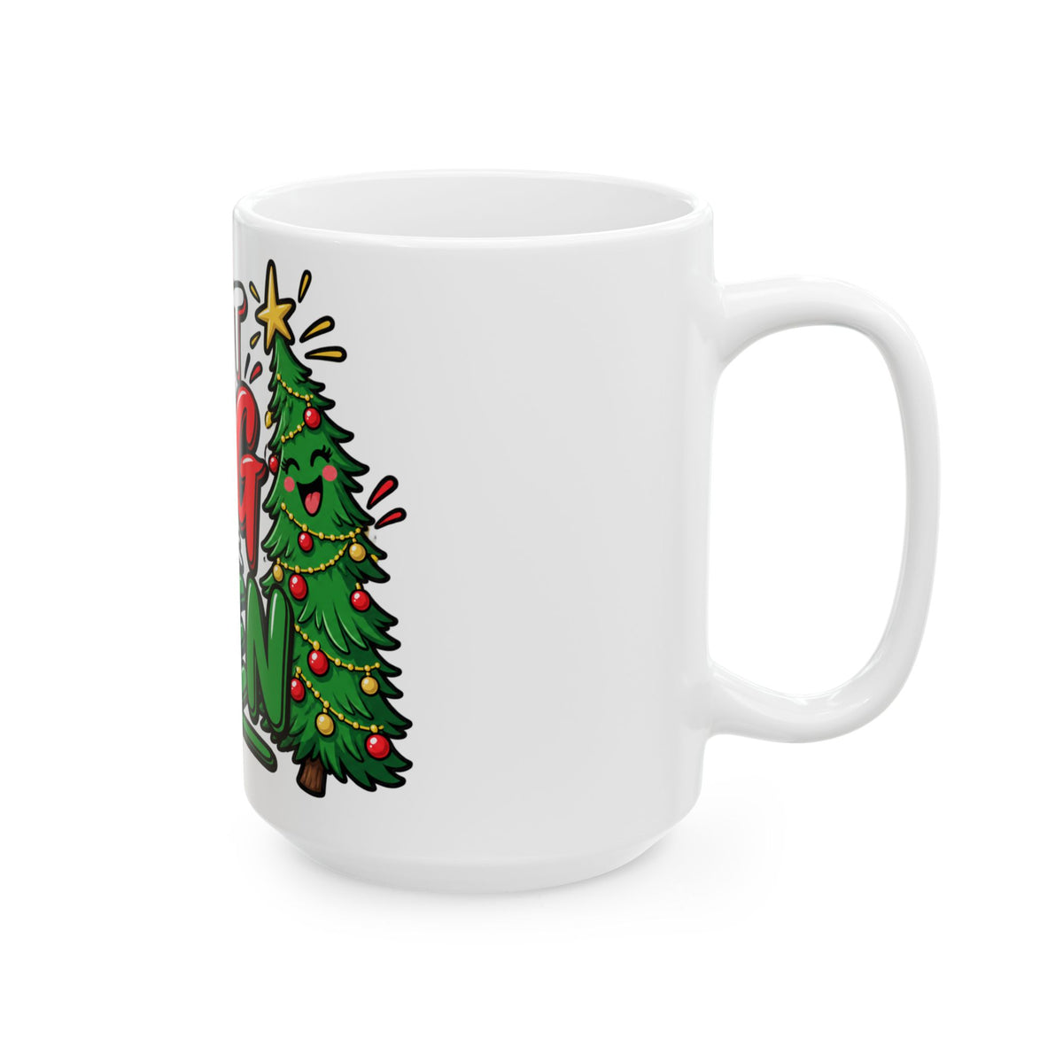 Funny Christmas Mug I Like It Long and Green 11oz Mug Funny Dark Humor Mug Unique Cheeky Christmas Gift