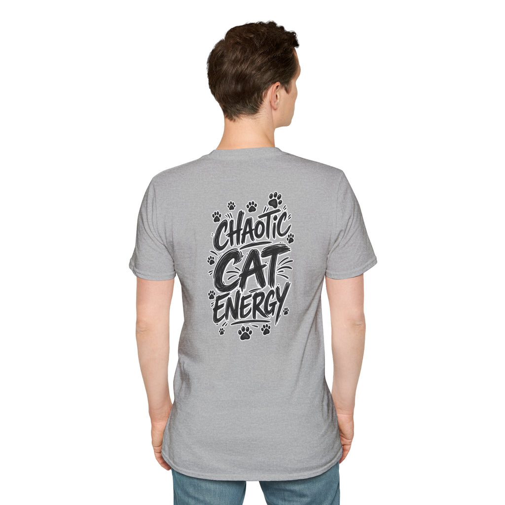 Funny Cat Shirt Chaotic Cat Energy Sarcastic Cat Lover Graphic Tee Cat Lover Graphic Tee Dark Humor Tee Unique Gift Funny Tshirt