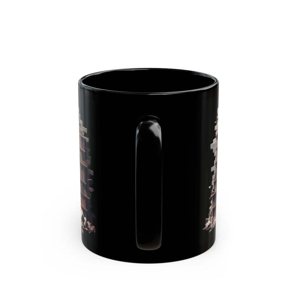 3D Bookshelf Mug-Library Book Shelf Mugs Book Lover Ceramic Mug Shelf Cup Gifts