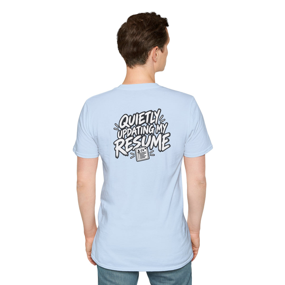 Funny Dark Humor Shirt Quietly Updating My Resume Funny Office Tee Unique Gift