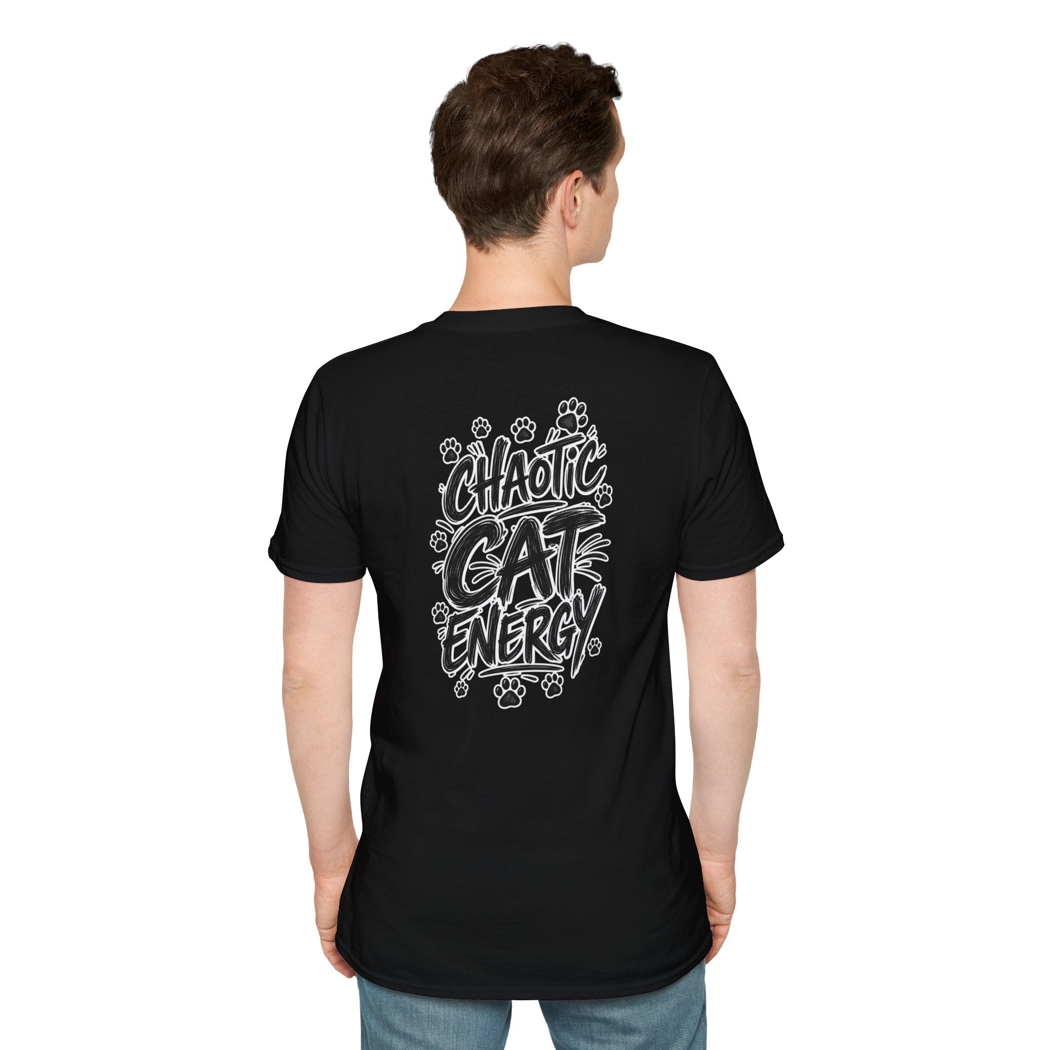 Funny Cat Shirt Chaotic Cat Energy Sarcastic Cat Lover Graphic Tee Cat Lover Graphic Tee Dark Humor Tee Unique Gift Funny Tshirt