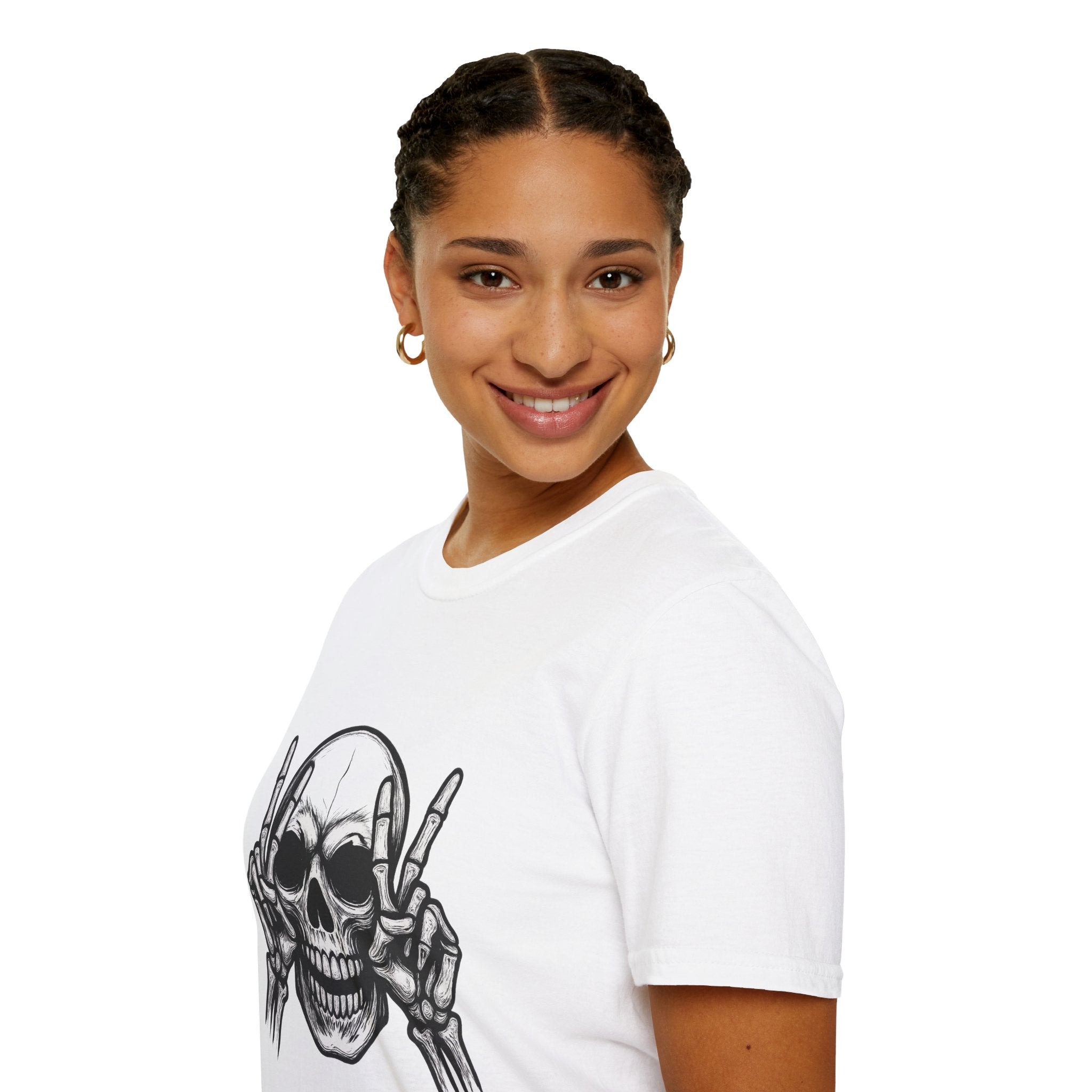 Mens Skull T-shirt Graphic Tees Skeleton Apparel Clothing Skulls Accessories Best Gift