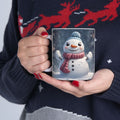 Snowman Mug Christmas Mug Funny Mug Ceramic Coffee Mug Tea Cup Cute Gift Frosty 11oz