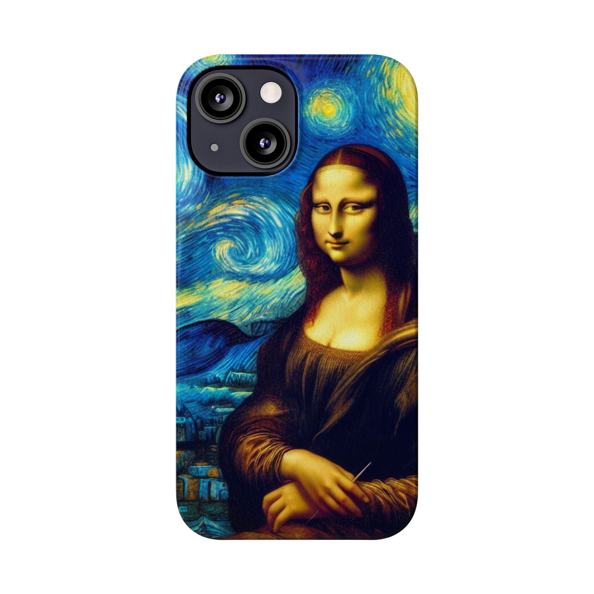 Funny Mona Lisa Phone Cases Van Gogh Starry Night Case Unique Gift iPhone 17 New