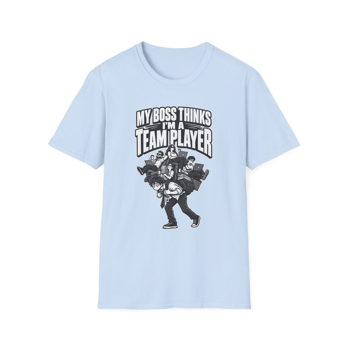 Funny Dark Humor Tshirt — Funny Office Tshirt Dark Humor Graphic Tee Unique Coworker Gift TEAM PLAYER Shirt