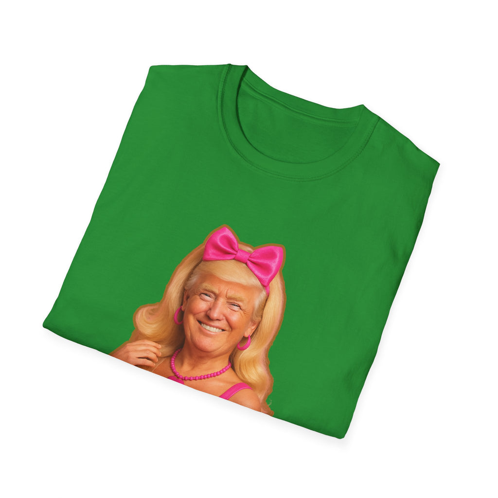 Funny Unique Donald Trump Barbie Unisex T-Shirt Best Gag Gift Cotton Print Soft