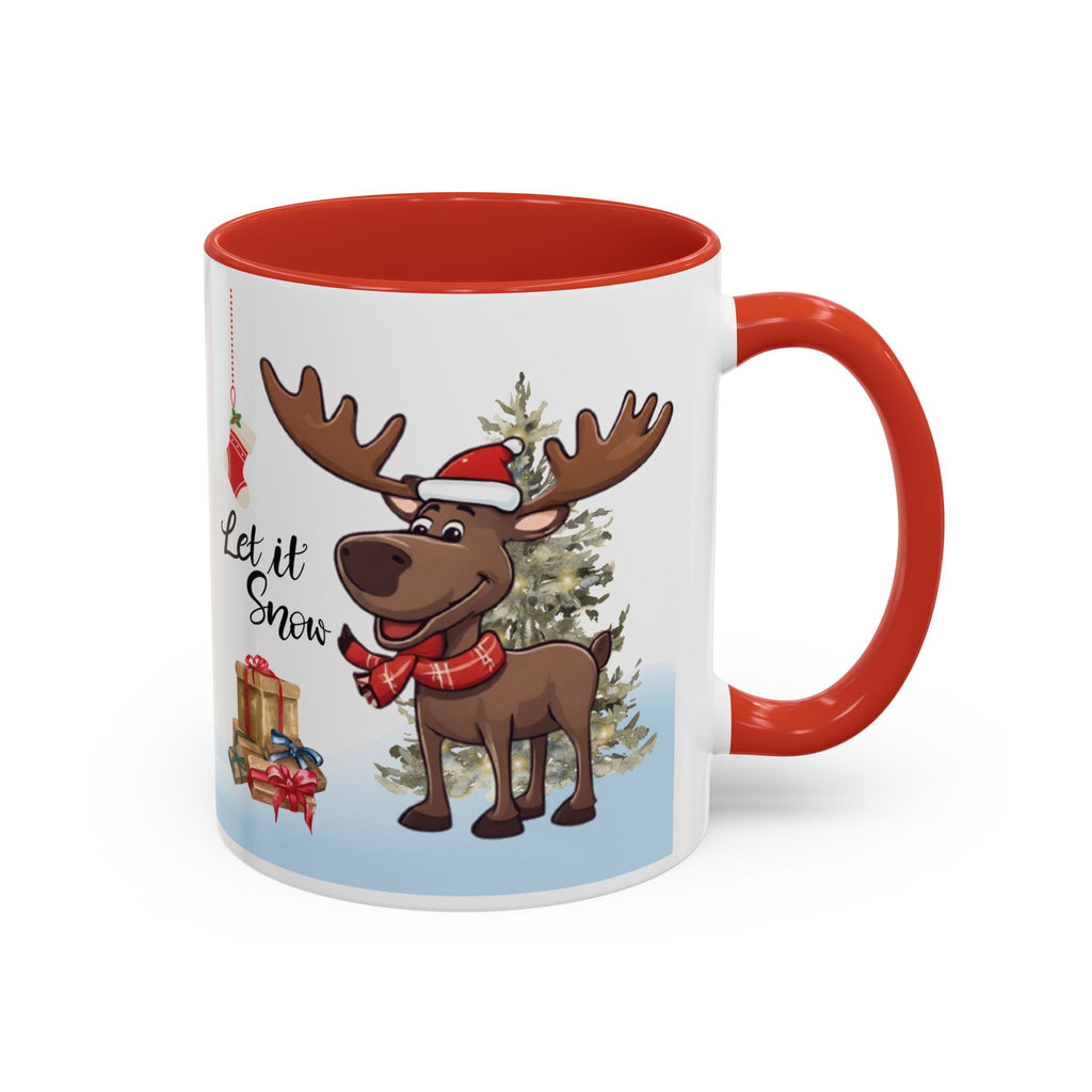 Christmas Mug Accent Funny Moose Mug Coffee Mug Cute Unique Gift Cup Travel Mug