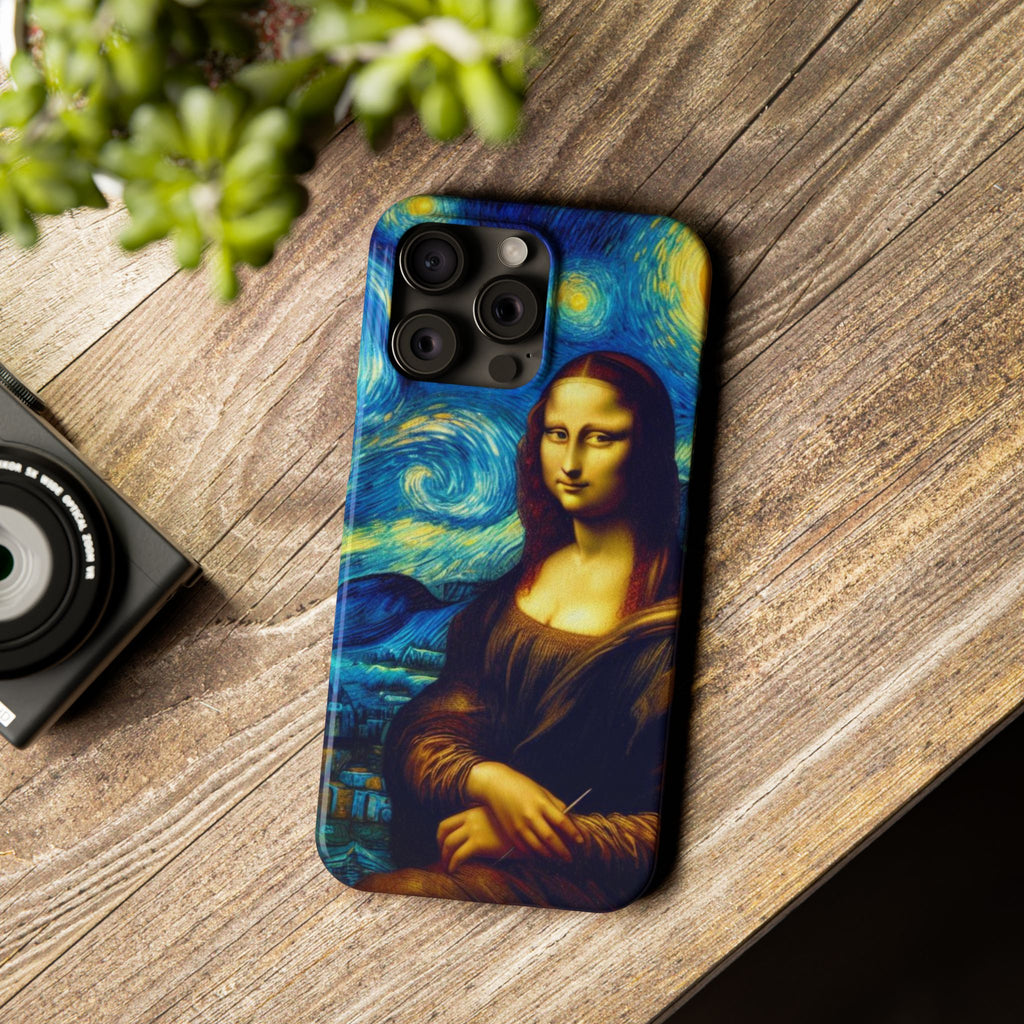 Funny Mona Lisa Phone Cases Van Gogh Starry Night Case Unique Gift iPhone 17 New