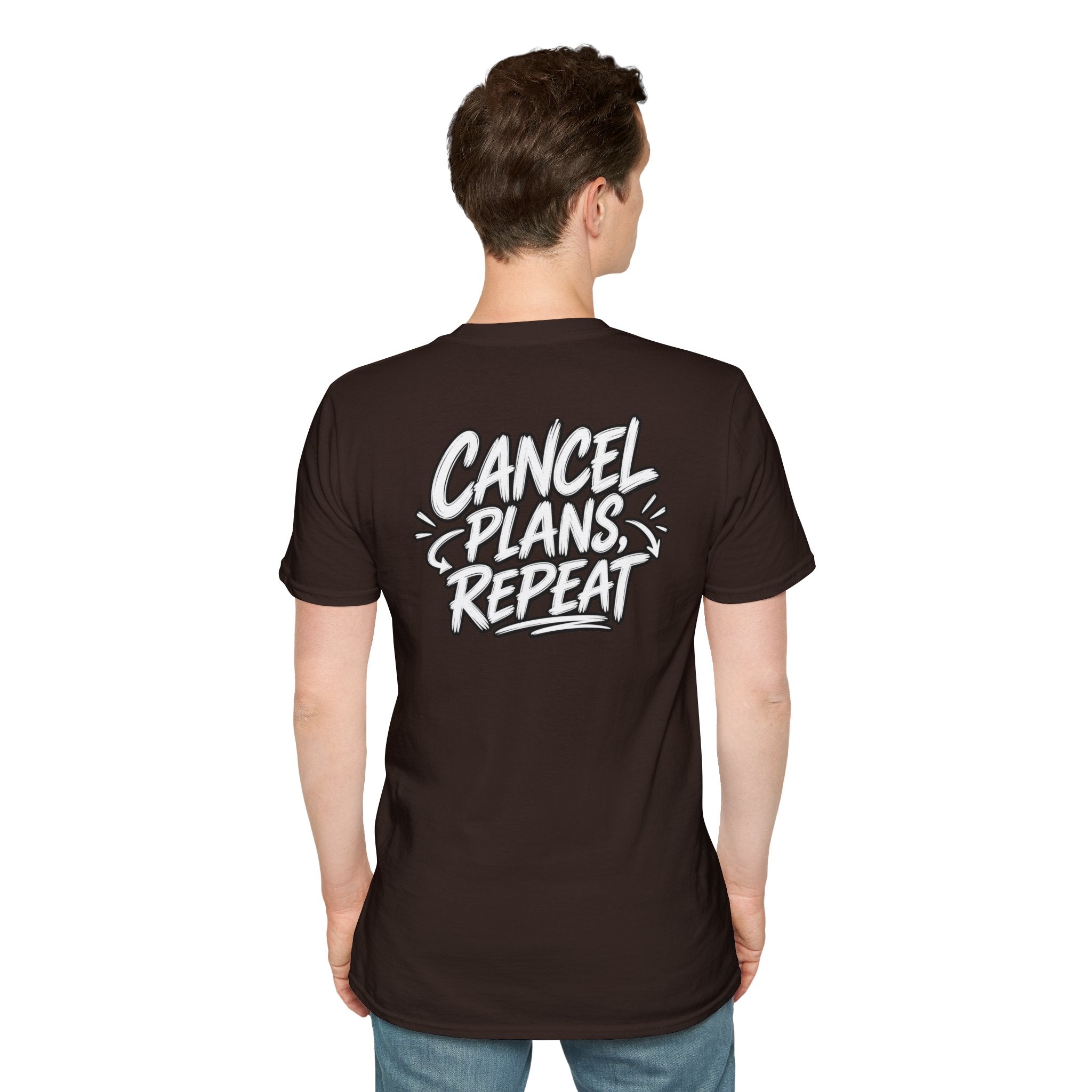 Introvert Shirt Cancel Plans Repeat Funny Dark Humor Sarcastic Graphic Tee Funny Office Tshirt