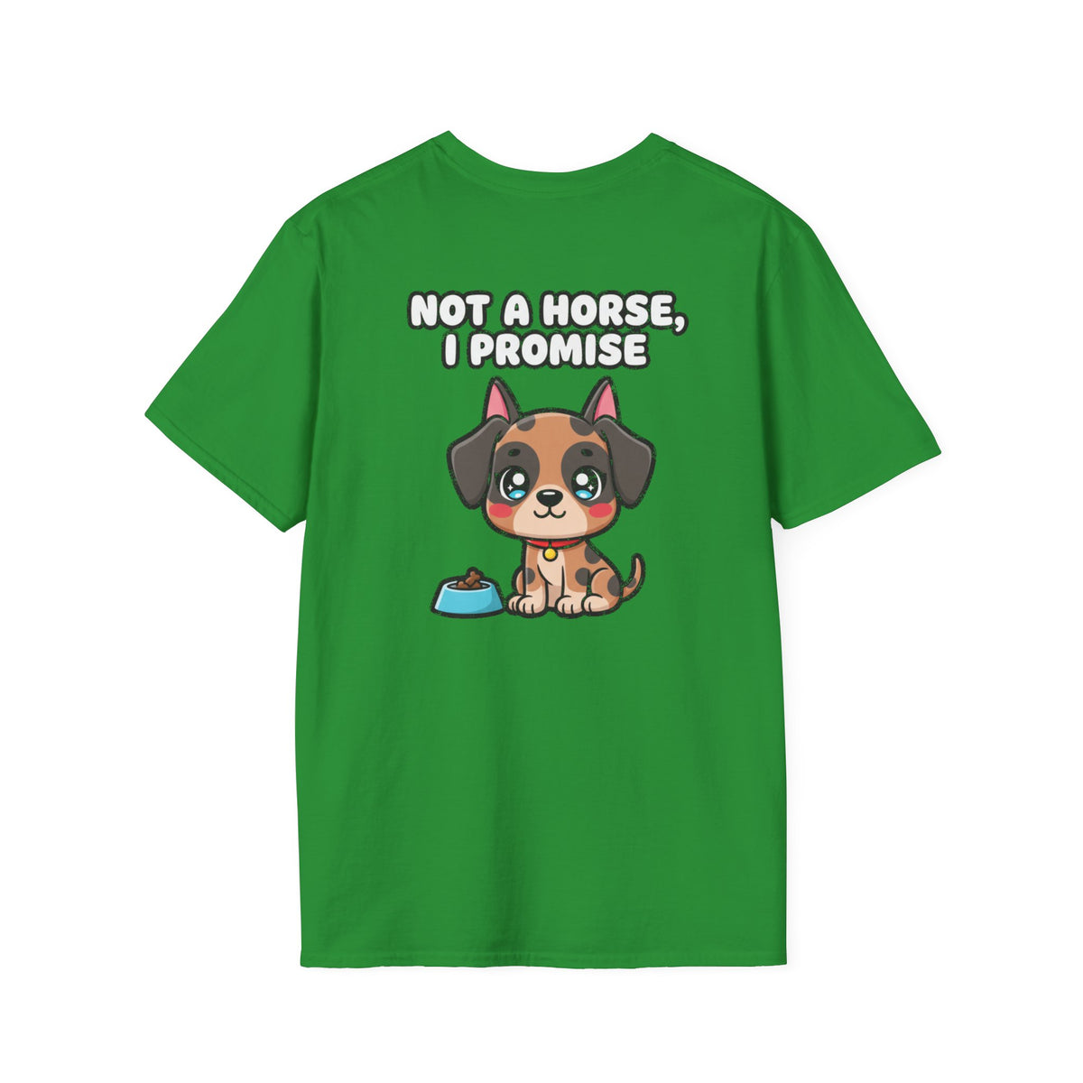 Cute Great Dane Shirt Not A Horse, I Promise Funny Dog Lover Unisex Softstyle Tee Gift