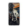 Funny Einstein Clear Phone Cases Edvard Munch Scream Unique iPhone Samsung Cases