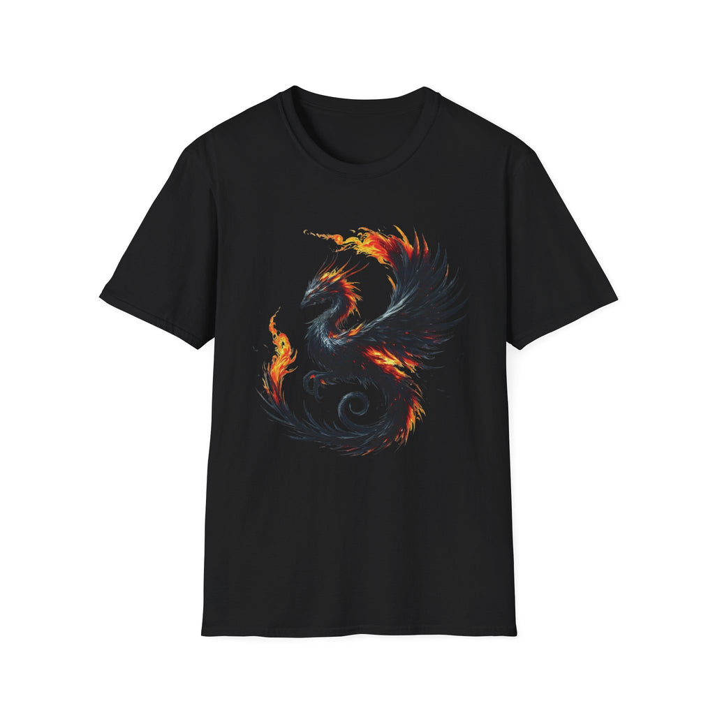 Dragon T-shirt Mens Graphic Tee Clothing Apparel Chinese Symbol Unisex Softstyle Unique Tshirt Best Gift