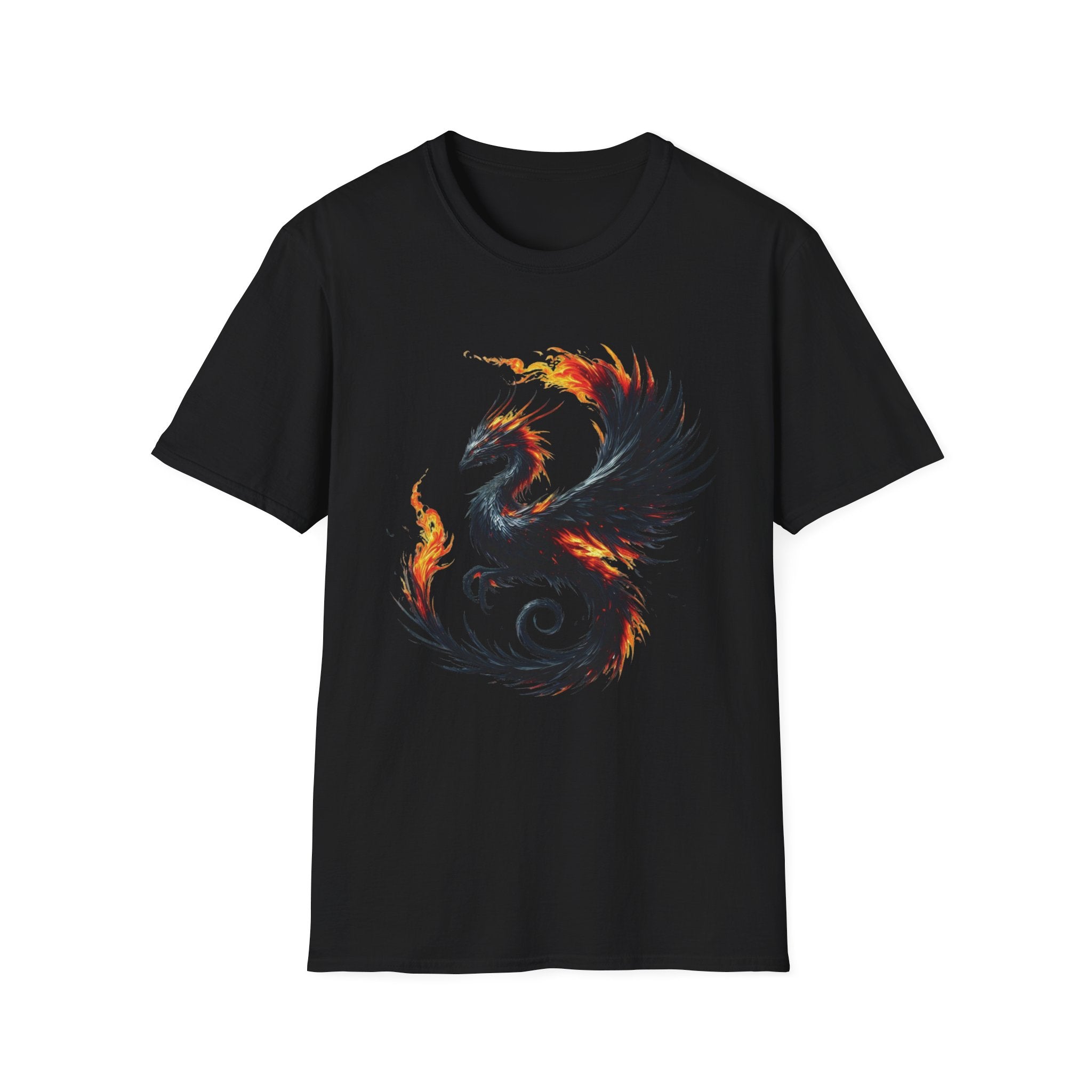 Dragon T-shirt Mens Graphic Tee Clothing Apparel Chinese Symbol Unisex Softstyle Unique Tshirt Best Gift