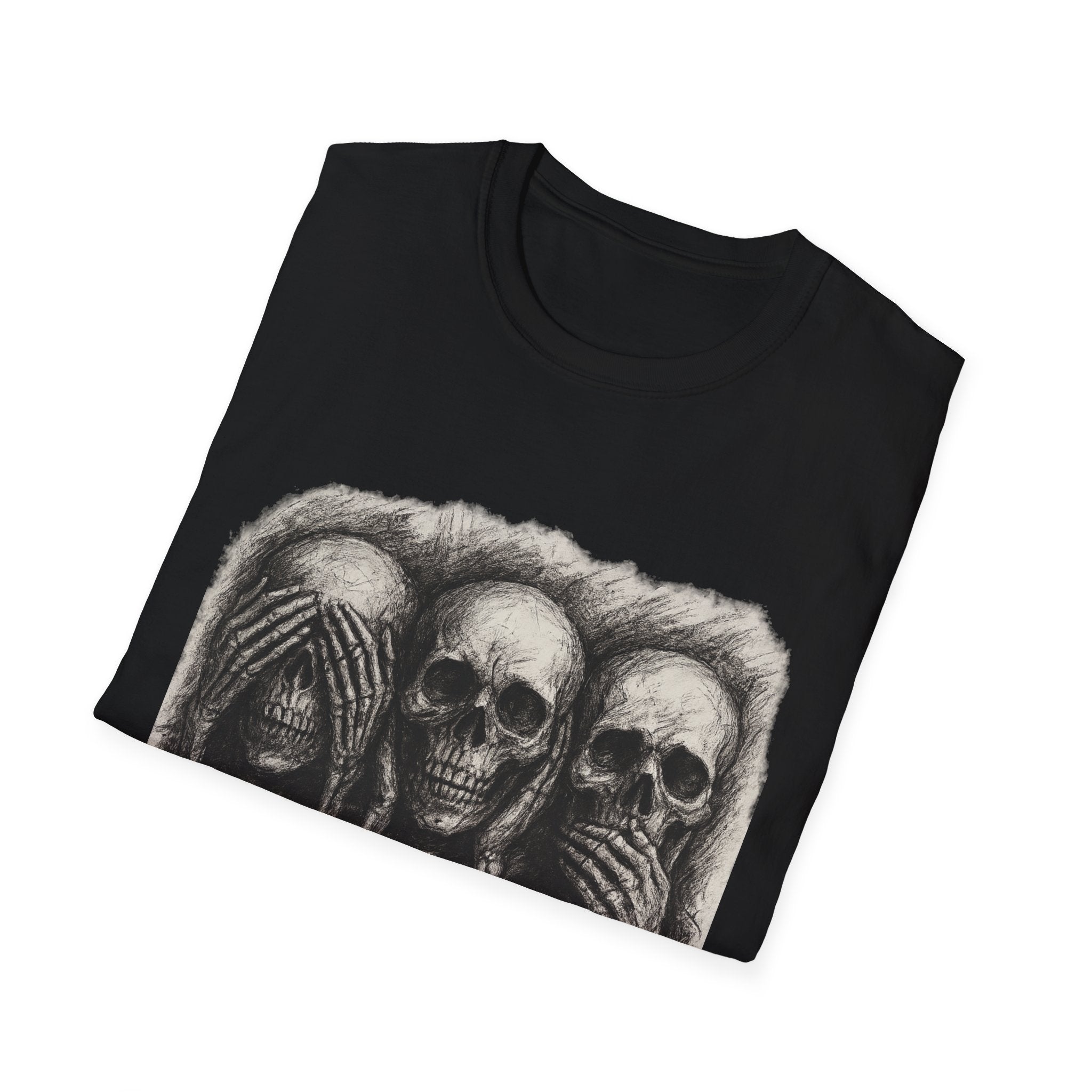 Mens Skull T-shirt Graphic Tees Skeleton Apparel Clothing Skulls Accessories Best Gift