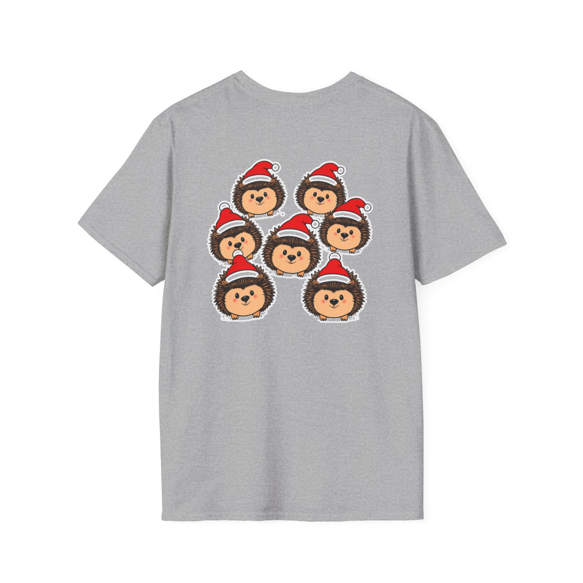 Christmas Hedgehogs Family T-Shirt | Cute Cartoon Holiday Design Unique Holiday Gift Shirt
