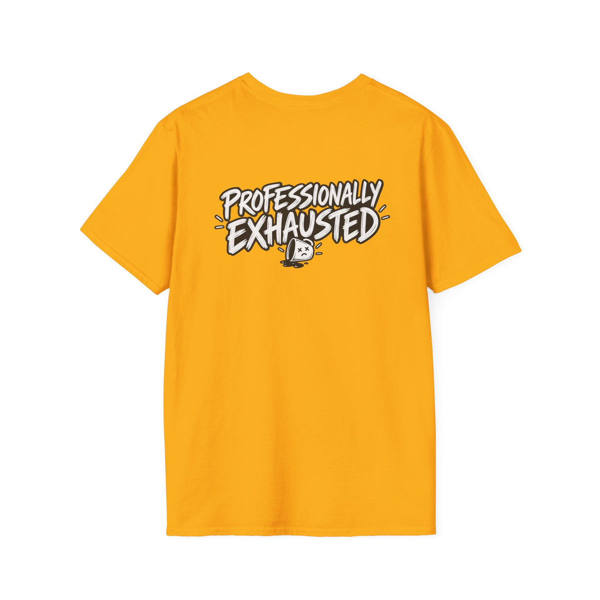 Funny Dark Humor Shirt Professionally Exhausted Funny Office Tee Unique Gift