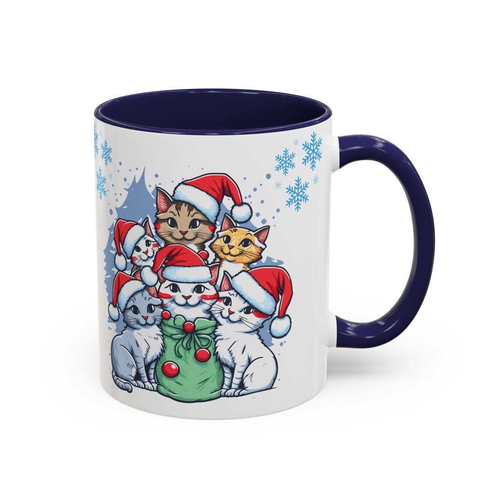 Christmas Ceramic Mug Cat Best Gift Holiday Festive Cup Christmas Gift Cute Kids