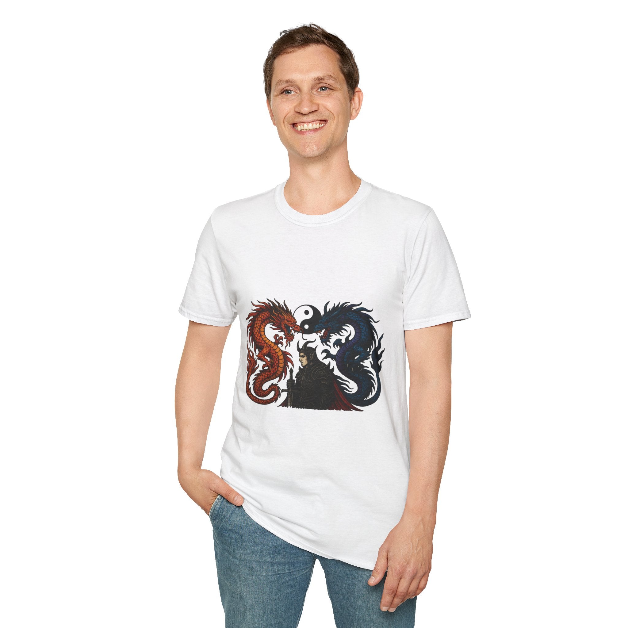Dragon T-shirt Men Women Graphic Tee Clothing Apparel Chinese Dagon Symbol Gift