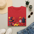 Halloween Pumpkin Face Funny Scary Mens Cotton T-Shirt Tee Top Unisex Women Gift