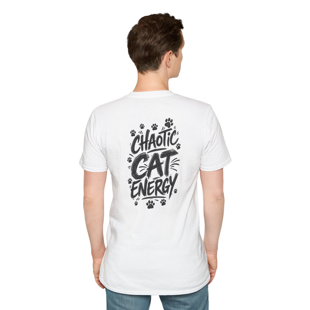 Funny Cat Shirt Chaotic Cat Energy Sarcastic Cat Lover Graphic Tee Cat Lover Graphic Tee Dark Humor Tee Unique Gift Funny Tshirt