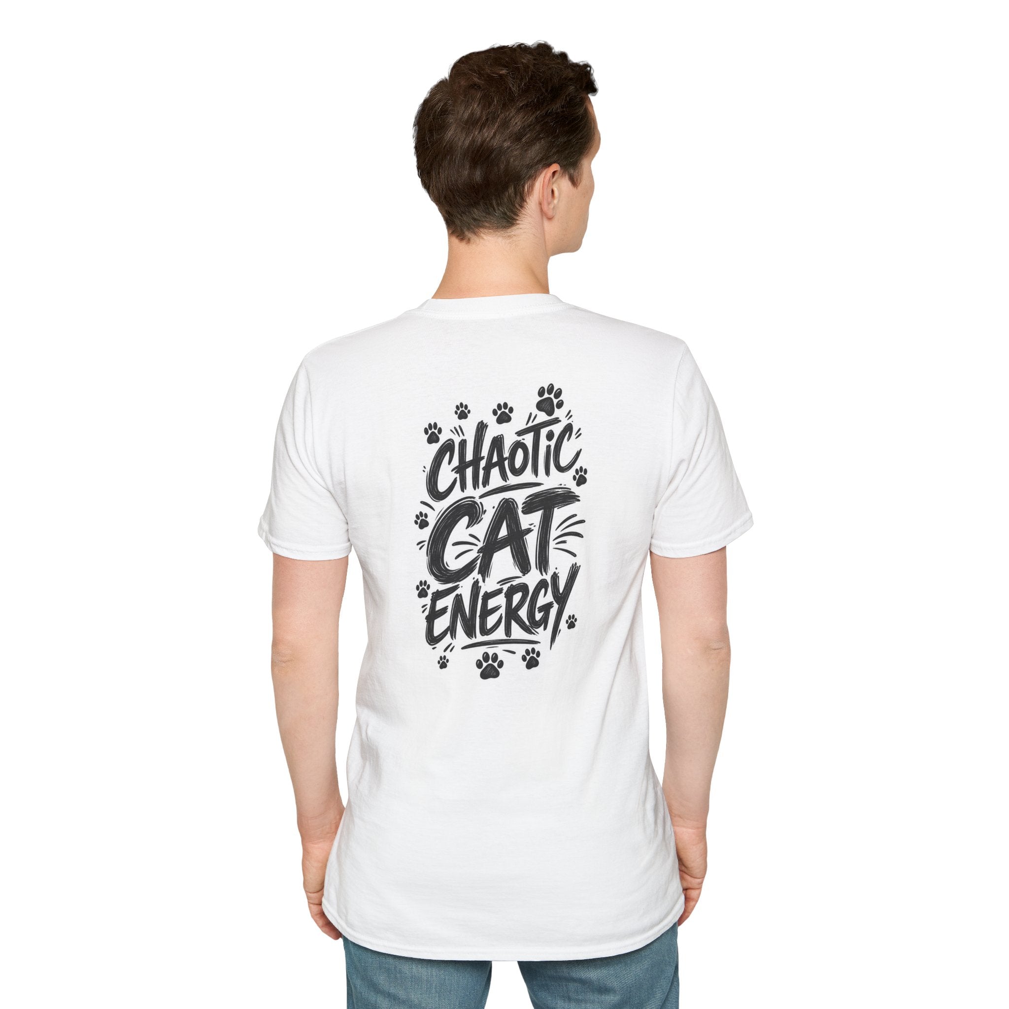 Funny Cat Shirt Chaotic Cat Energy Sarcastic Cat Lover Graphic Tee Cat Lover Graphic Tee Dark Humor Tee Unique Gift Funny Tshirt