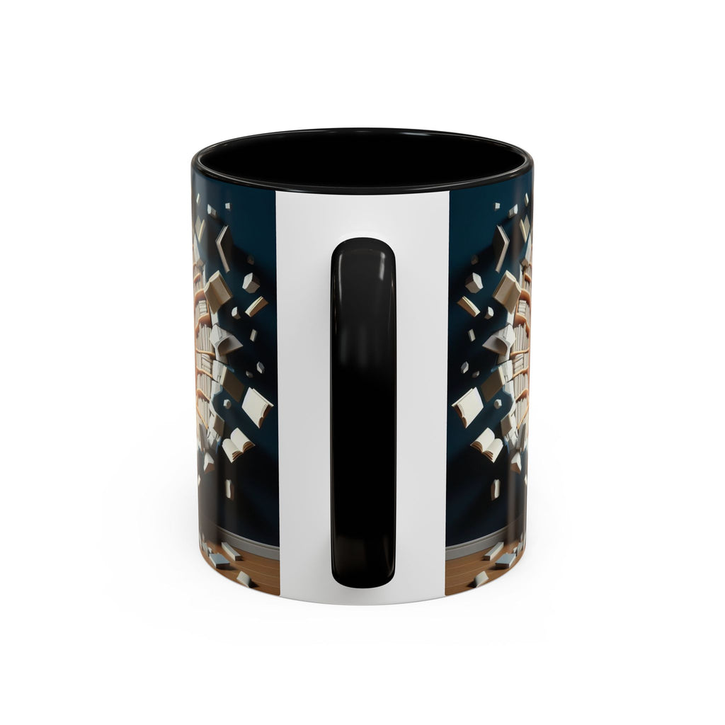3D Bookshelf Mug-Library Book Mugs Office Ceramic Tea Cup Gift Accent Coffee Mug 2026