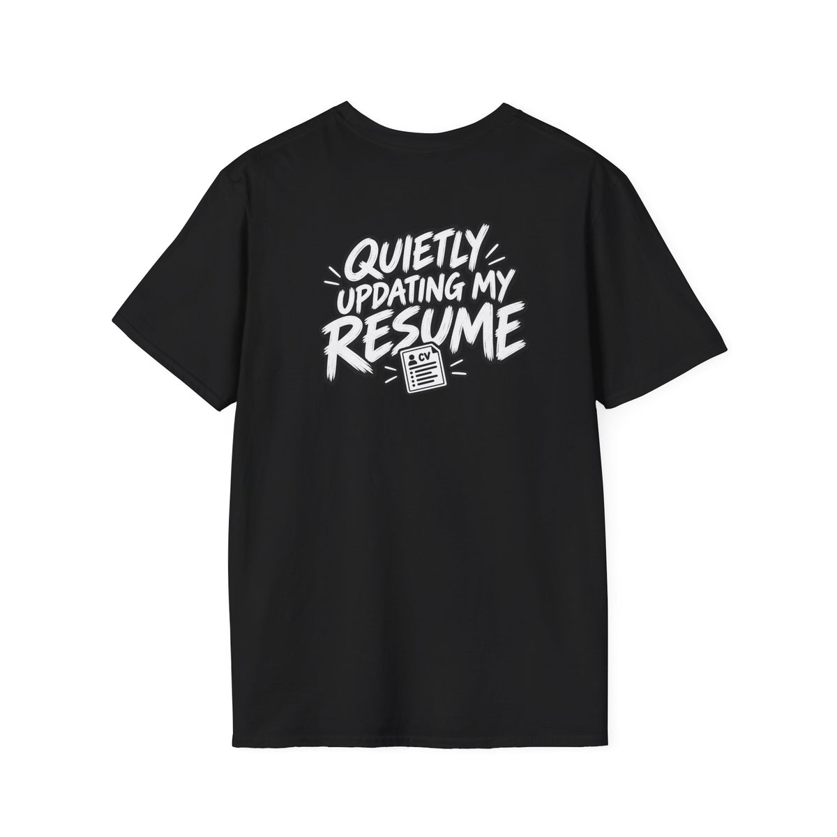 Funny Dark Humor Shirt Quietly Updating My Resume Funny Office Tee Unique Gift