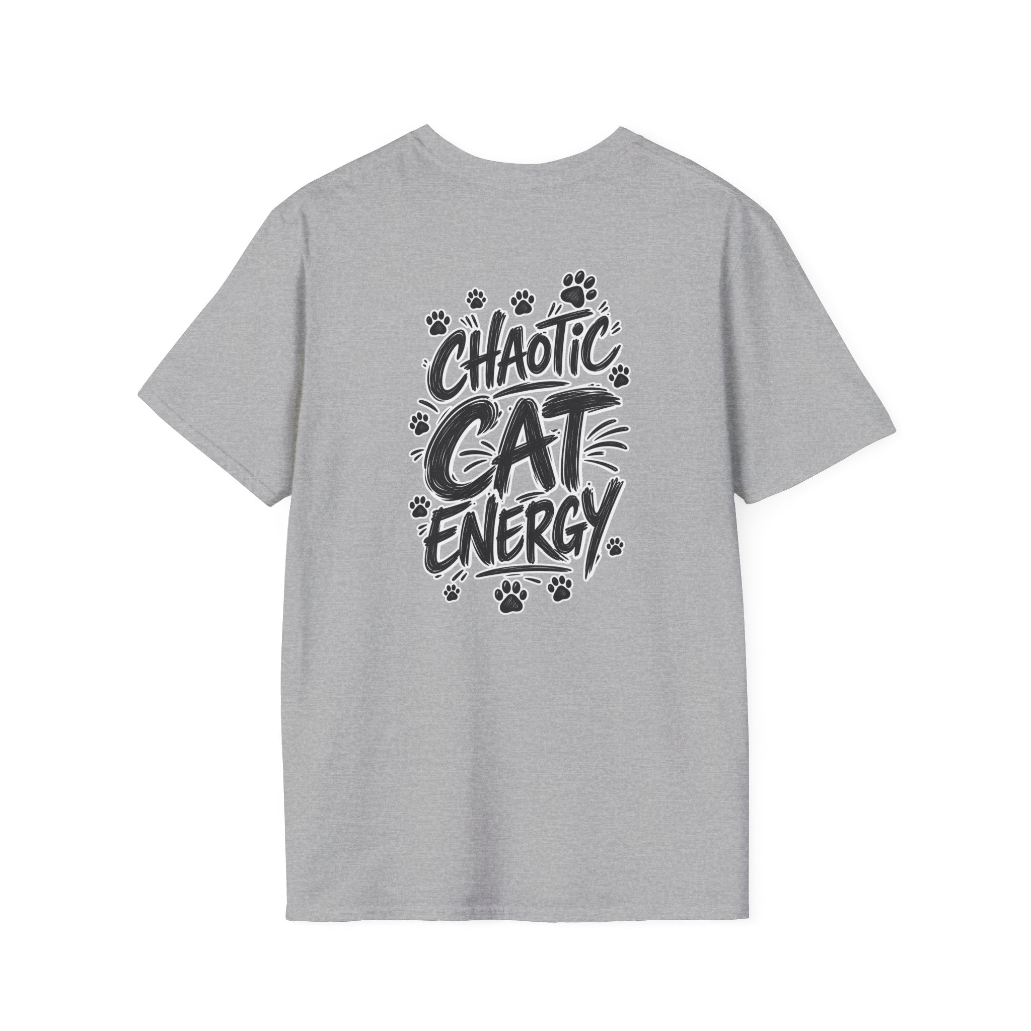 Funny Cat Shirt Chaotic Cat Energy Sarcastic Cat Lover Graphic Tee Cat Lover Graphic Tee Dark Humor Tee Unique Gift Funny Tshirt