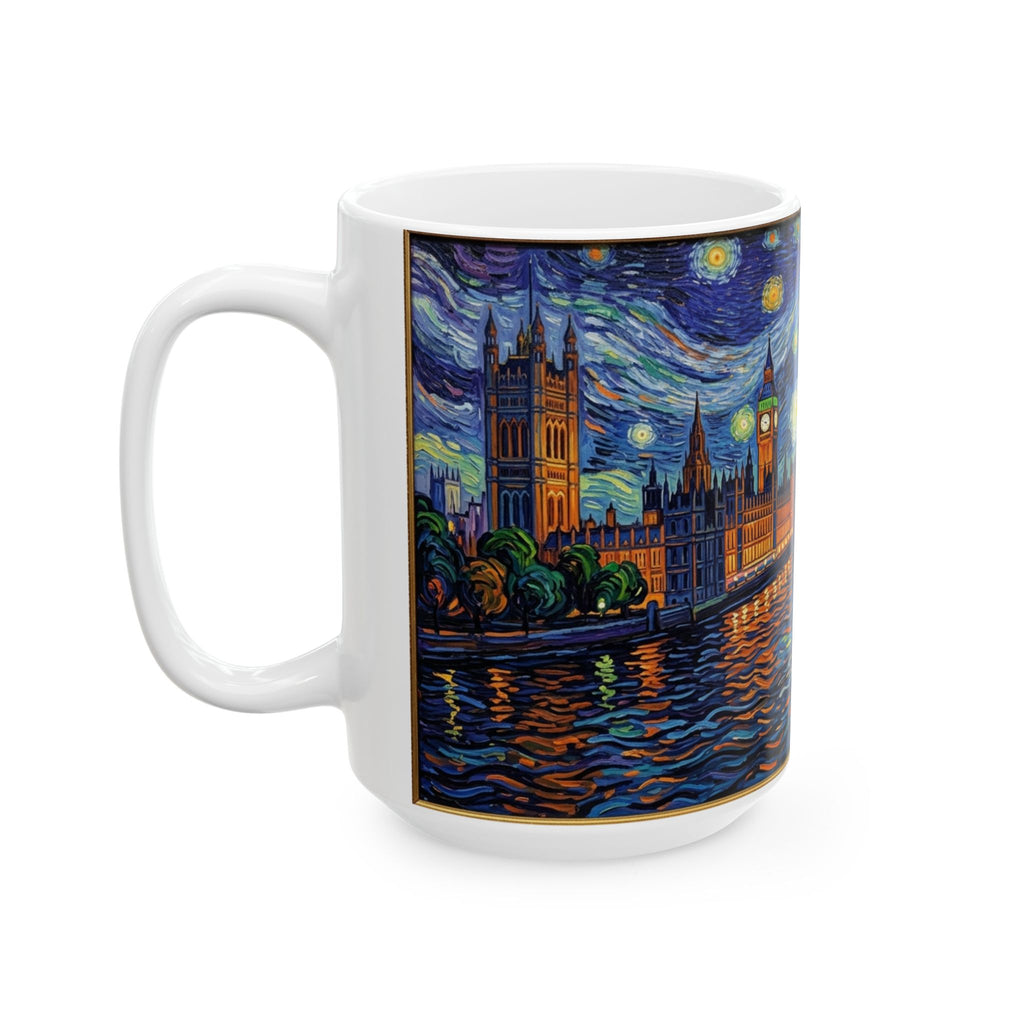 Funny London Mug Van Gogh Ceramic Mug You Are Here City Mug Coffee Mug Tea Gift 11oz 15oz
