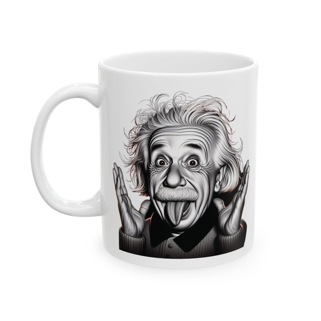 Funny Unique Albert Einstein Print Cute Ceramic Mug Tea Coffee Cup Gift 11oz