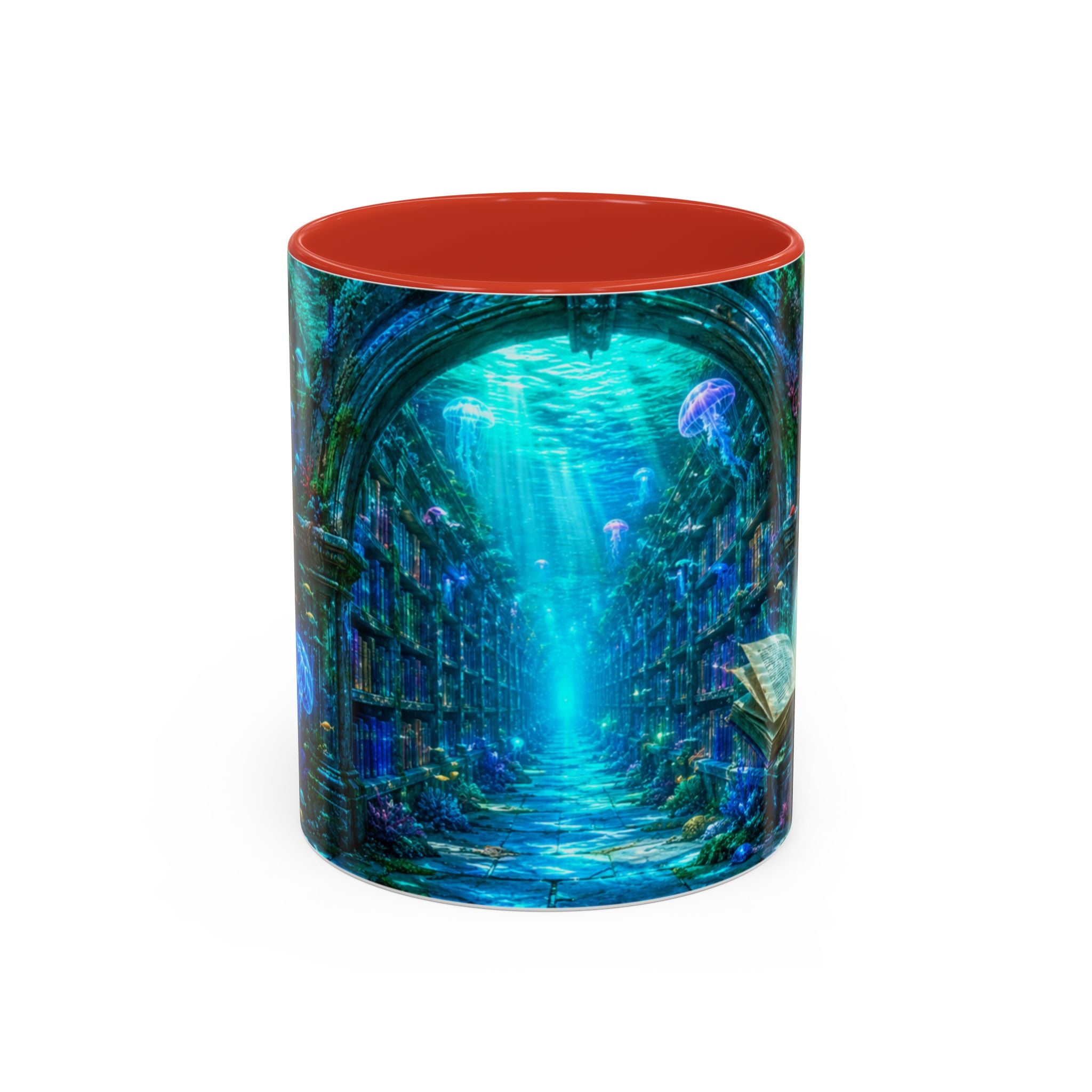 3D Library Bookshelf Mug Ceramic Book Lovers Coffee Mug Gifts Funny Accent Cup