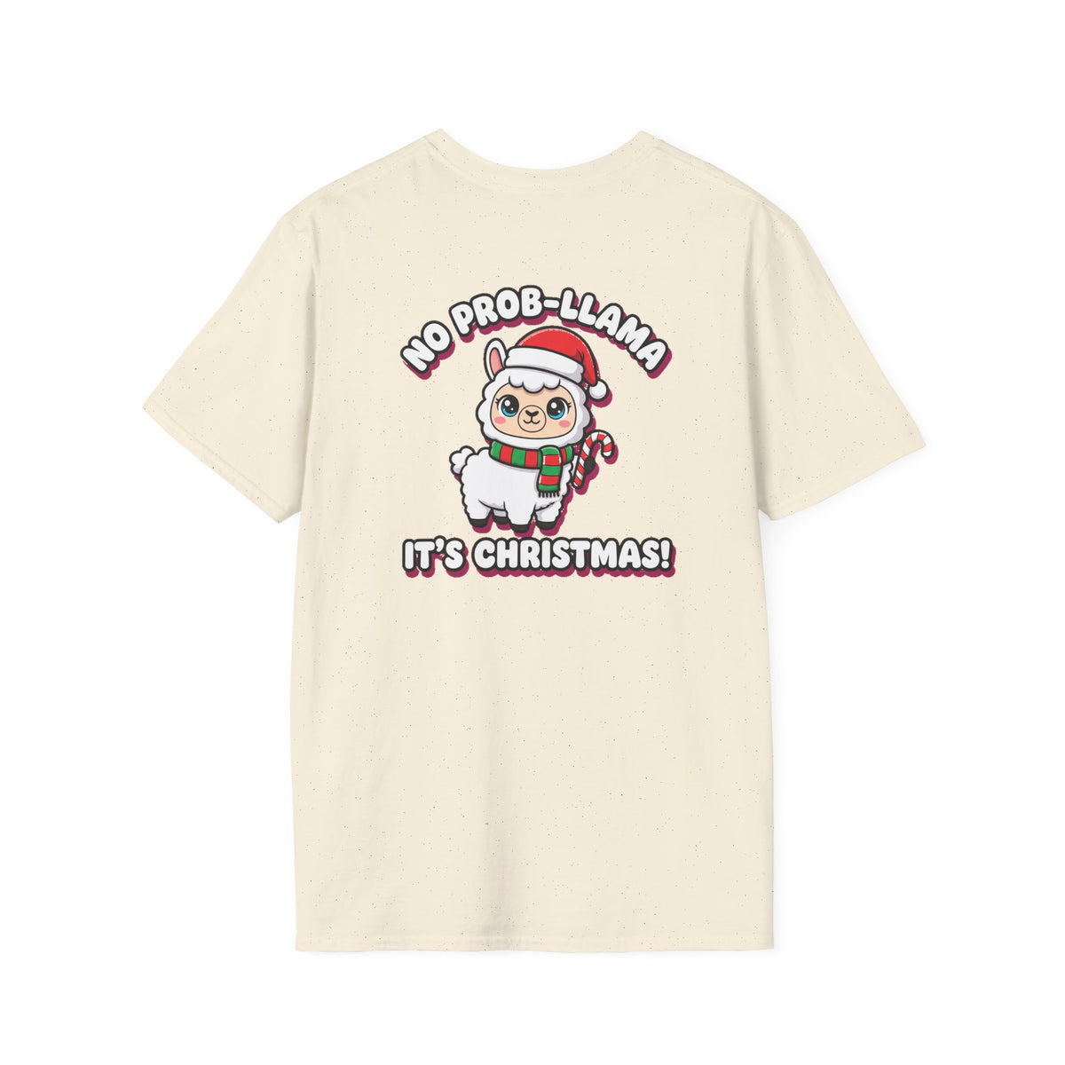 Cute Christmas Shirt No Prob Llama Its Christmas Funny Animal Unisex Softstyle Tee Christmas Gift