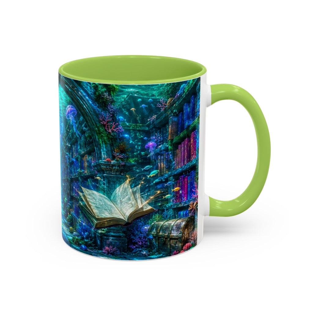 3D Library Bookshelf Mug Ceramic Book Lovers Coffee Mug Gifts Funny Accent Cup