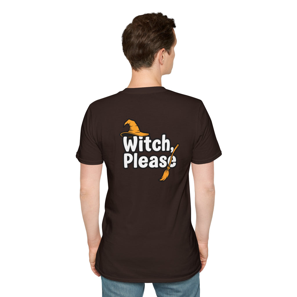 Dark Humor Halloween Shirt Witch Please Funny Sarcastic Witchy Unisex Softstyle Tee Adult Halloween Gift
