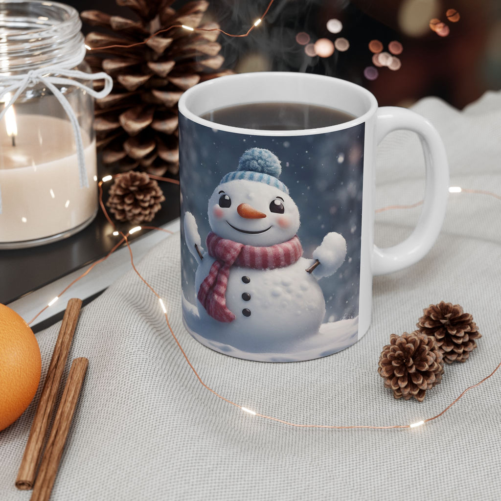 Snowman Mug Christmas Mug Funny Mug Ceramic Coffee Mug Tea Cup Cute Gift Frosty 11oz