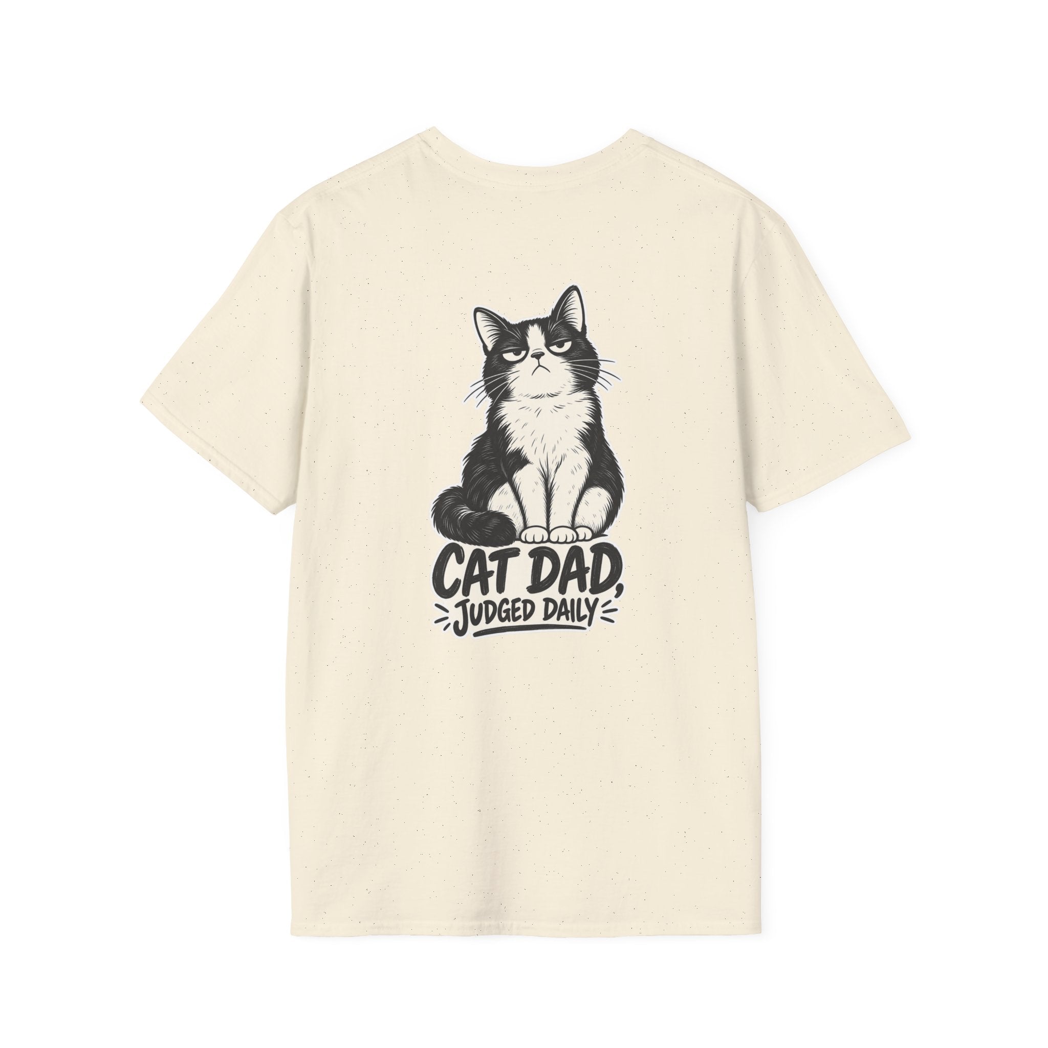 Cat Dad Shirt Judged Daily Funny Cat Lover Graphic Tee Dark Humor Tee Unique Gift Funny Tshirt