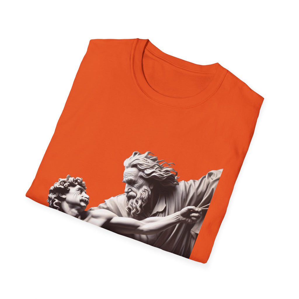 Funny Albert Einstein Unisex Softstyle T-Shirt Unique Gift Cotton T-shirt Art